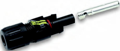 Conector de datos - CSM, CSF series - MECATRACTION - recto / con brida / de policarbonato