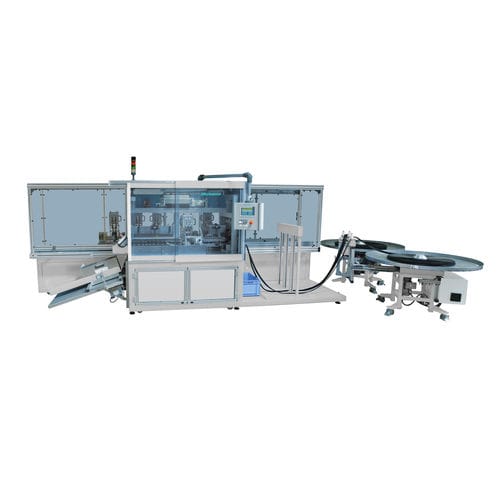 Máquina de corte con guillotina - Metzner Maschinenbau GmbH - para material plástico / para caucho / de perfiles