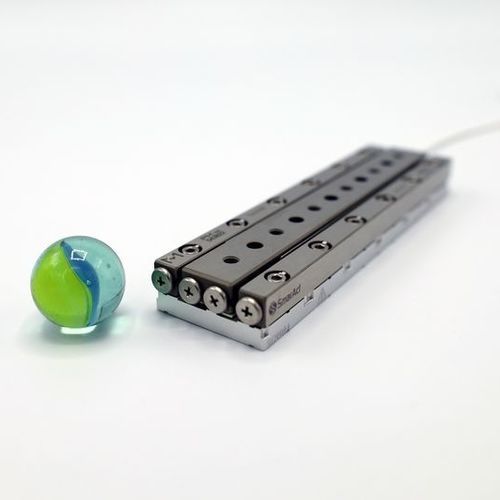 Platina de posicionamiento lineal - SLC-2490 - SmarAct GmbH - piezoeléctrica / 1 eje / de alta precisión