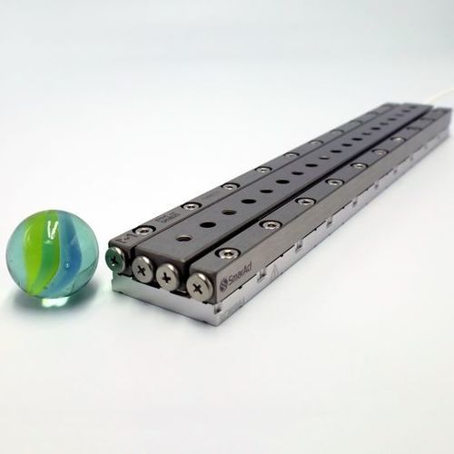 Platina de posicionamiento lineal - SLC-24150 - SmarAct GmbH - piezoeléctrica / 1 eje / de alta precisión