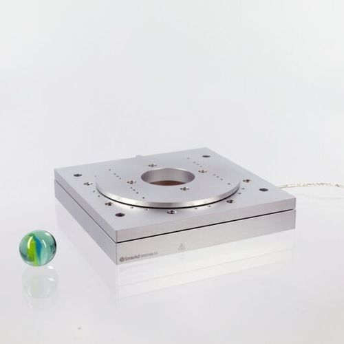 Platina de posicionamiento rotativa - SR-9219C - SmarAct GmbH - aluminio / compatible de vacío / en lazo cerrado