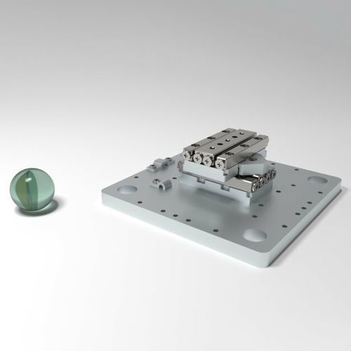 Platina de posicionamiento en miniatura - XY-SLC17:30 - SmarAct GmbH - lineal / 2 ejes / en lazo cerrado