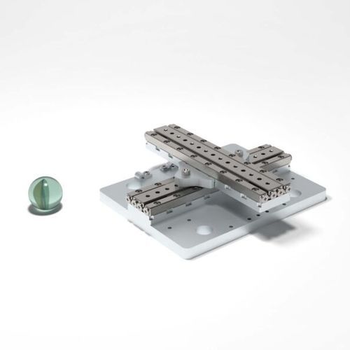 Platina de posicionamiento lineal - XY-SLC17:80 - SmarAct GmbH - 2 ejes / en lazo cerrado / modular