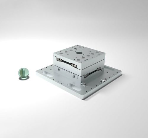 Platina de posicionamiento lineal - XY-CLS52:52 - SmarAct GmbH - 2 ejes / en lazo cerrado / modular