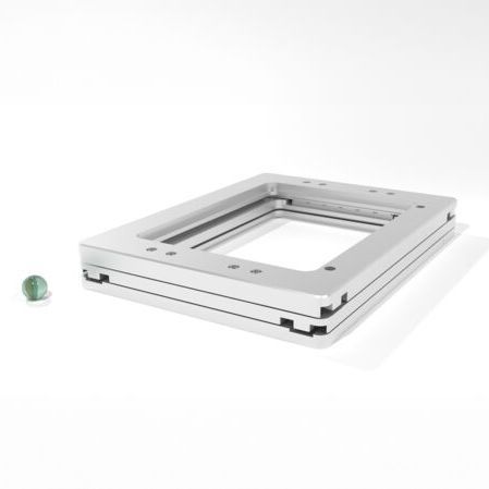 Platina de nanoposicionamiento lineal - SOM-MS-12090 - SmarAct GmbH - 2 ejes / en lazo cerrado / compacta