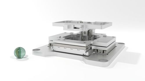 Platina de nanoposicionamiento vertical - SOM-MS-505020 - SmarAct GmbH - 3 ejes / en lazo cerrado / en lazo abierto