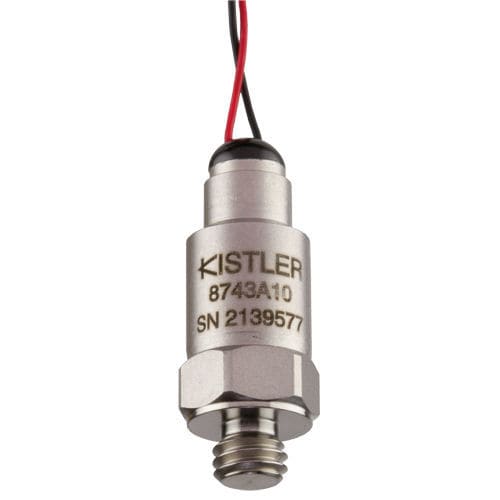 Acelerómetro 1 eje - 8743A100 - Kistler - piezoeléctrico / IEPE / con salidas de tensión