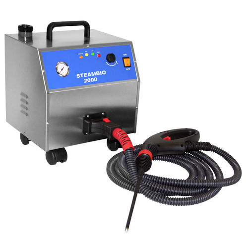 Limpiadora de vapor eléctrica - STEAMBIO 2000 - IBL Specifik - móvil / de acero inoxidable / de vapor seco