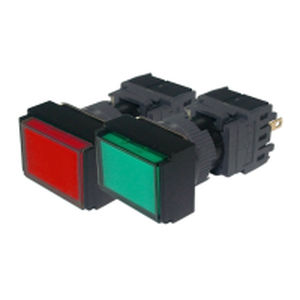 Botón pulsador con cabeza fungiforme - 41 series - Werner Electric GmbH - rectangular / electromecánico / de corte