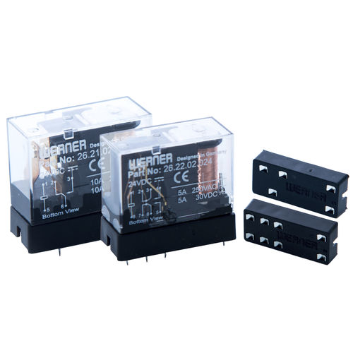 Relé electromecánico DC - 26 series - Werner Electric GmbH - AC / 1NA / 2NA/NC