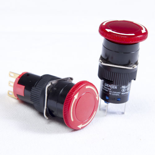 Botón pulsador de parada de emergencia - 40 Series  - Werner Electric GmbH - IP65 / IP40 / redondo