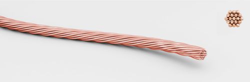 Hilo eléctrico aislado - 40001410 - MediKabel GmbH - de cobre / de PVC / monoconductor