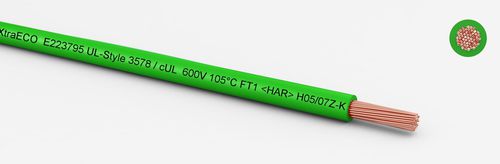 Cable monoconductor aislado - Style 3578 - MediKabel GmbH - de cobre / de PVC / monoconductor