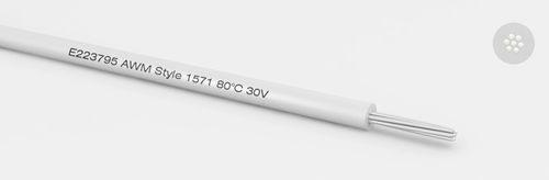 Cable monoconductor aislado - Style 1571 - MediKabel GmbH - de cobre / de PVC / monoconductor