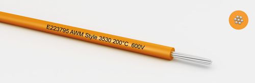 Cable eléctrico de alimentación - Style 3530 - MediKabel GmbH - aislado / multifilar / de cobre