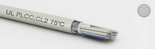 Cable eléctrico de alimentación - UL PLCC;CL2 AWG 28 - MediKabel GmbH - aislado / redondo / plano