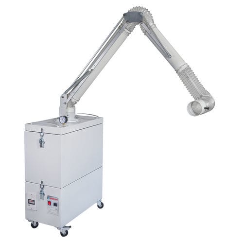 Colector de niebla de aerosol - MU series - Airbravo Srl - con material filtrante / con brazo de extracción / para aplicaciones dentales