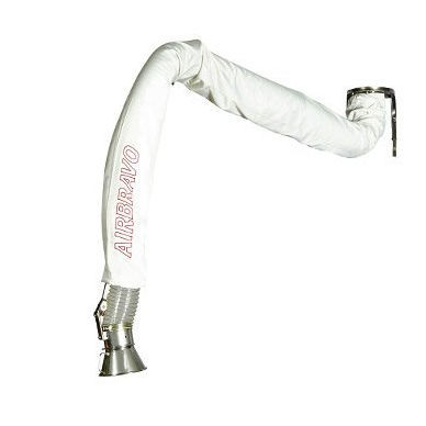 Brazo de extracción fijo - EF series - Airbravo Srl - flexible / para polvo / de aspiración