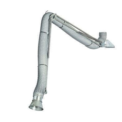 Brazo de extracción fijo - EH series - Airbravo Srl - flexible / para polvo / de aspiración