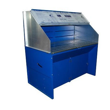Mesa aspirante apriete para el proceso de amolado - Planco BK - Airbravo Srl - para soldaduras / para pulido / autolimpiante