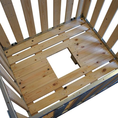 Caja-palé de madera - MPB.b80 - ZAMKO - de acero galvanizado / de transporte / para almacenamiento