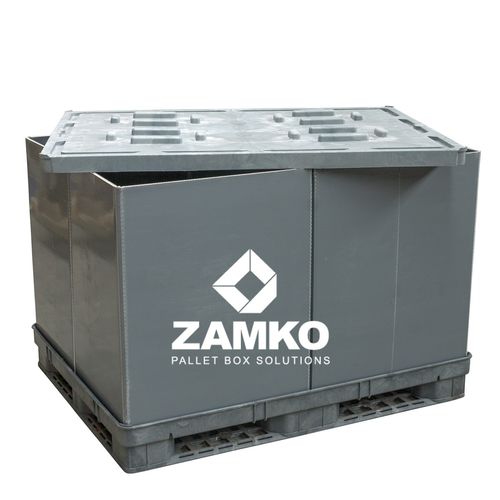 Caja-palé de PP - PAG.m83 - ZAMKO - para almacenamiento / de transporte pesado / de manipulación