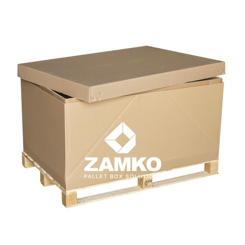 Caja-palé de cartón - KLN.e80 - ZAMKO - para almacenamiento / de transporte pesado / de manipulación