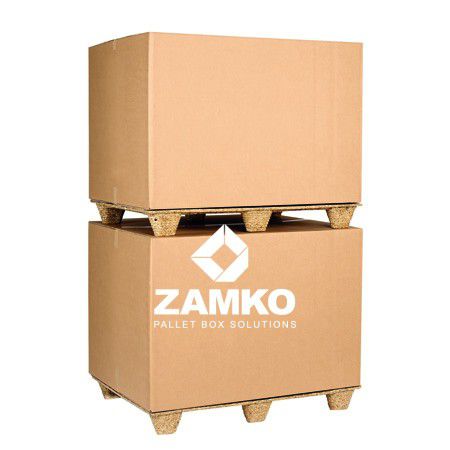 Caja-palé de cartón - KAN.e80 - ZAMKO - de transporte / ligera / de un solo uso