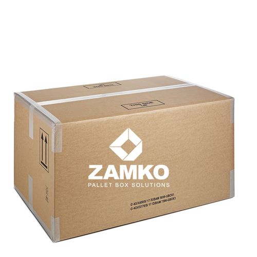 Caja-palé de cartón - KUN.d60 - ZAMKO - de transporte / homologado UN