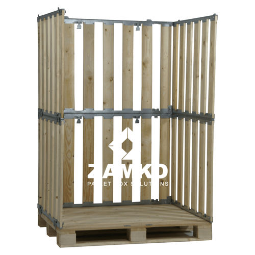 Caja-palé de madera - MPB.e140.A - ZAMKO - organizadora