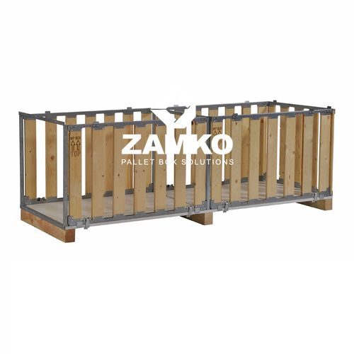 Caja-palé de madera - MPB.g80.W - ZAMKO - para almacenamiento / de transporte / apilable