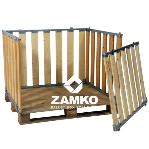 Caja-palé de madera - MPB.b80.A - ZAMKO - reutilizable