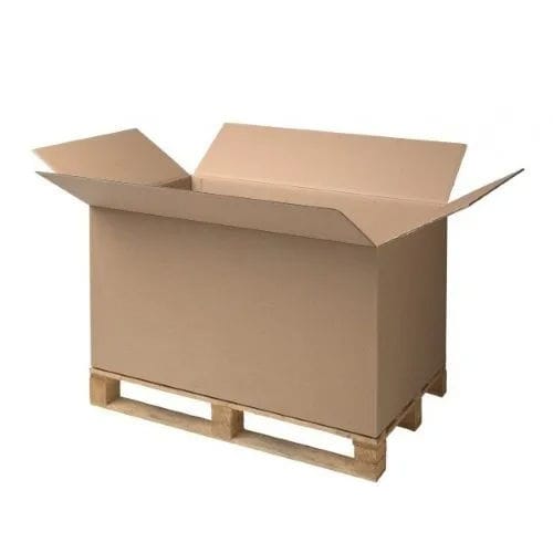 Caja-palé de cartón - FEFCO 0201 – (KA1208.800) - ZAMKO - para almacenamiento / industrial / para palés