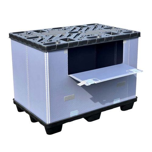 Caja-palé de PEAD - P12585.900.300 - ZAMKO - de PP / de transporte / de manipulación