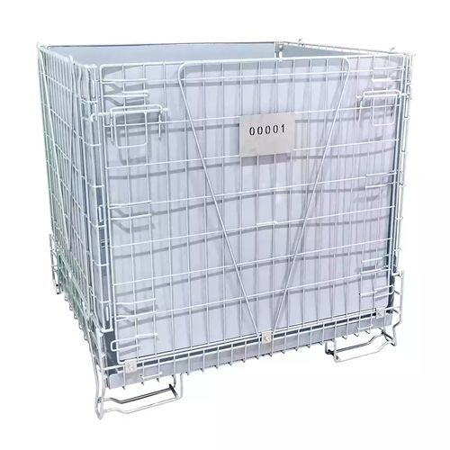 Caja-palé enrejada - S1210.1200.P - ZAMKO - de transporte / de manipulación / para almacenamiento