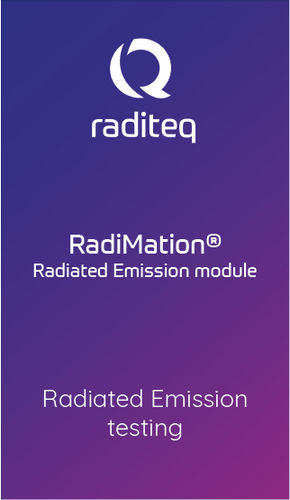 Software para prueba - RadiMation Radiated Emission module (RMC1001A#050) - Raditeq B.V. - de medición