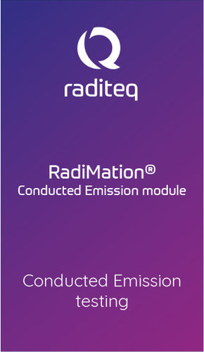 Software para prueba - RadiMation Conducted Emission module (RMC1001A#060) - Raditeq B.V. - de medición