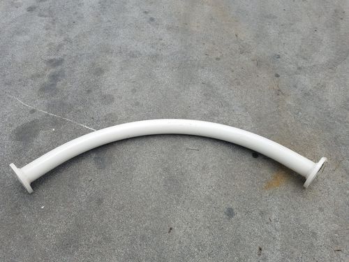 Codo para cañería de acero inoxidable - Macawber Engineering Inc. - de aluminio / para transporte neumático / 90°