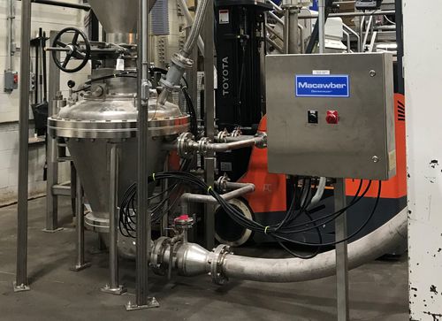 Descargador de saco de bolsas a granel - Macawber Engineering Inc.
