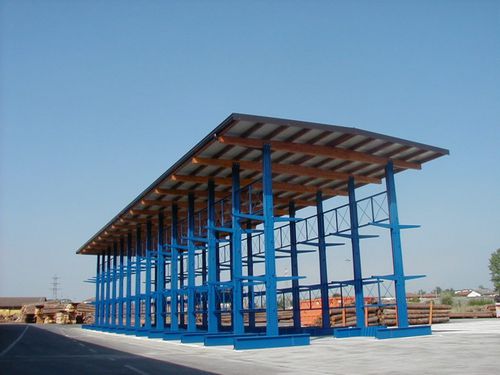 Sistema de estanterías cantilever - SAS DUPLEIX - doble cara / para carga alargada / para tuberías