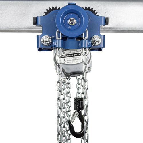 Carretilla para polipasto manual - LHT-G - PLANETA-Hebetechnik GmbH - para vigas móviles / reglable / compacta