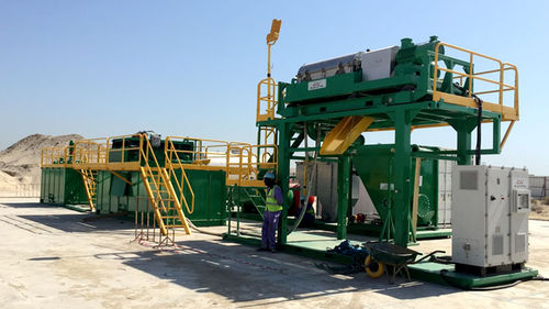 Instalación de reciclado de lodos de perforación - GN series - GN Solids Control - de aceite / montada en bastidor