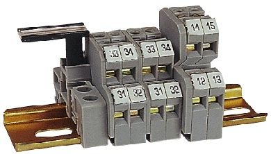 Bloque de conexión en riel-DIN - Elmex Controls Pvt. Ltd. - con tornillo / con varios niveles