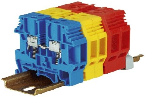 Bloque de conexión en riel-DIN - . - Elmex Controls Pvt. Ltd. - de muelle