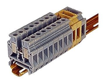 Bloque de conexión en riel-DIN - Elmex Controls Pvt. Ltd. - push-in / micro
