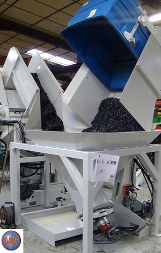 Volteador de pilas vibratoria - SFH - con tracción eléctrica