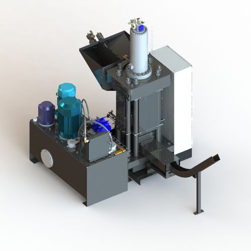 Compactador de basura para chatarra - PM3 - SFH - de metal / de virutas / para plástico