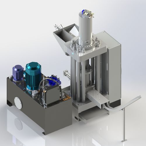 Briquetadora de viruta metálica - PM3 - SFH - para briquetas cilíndricas