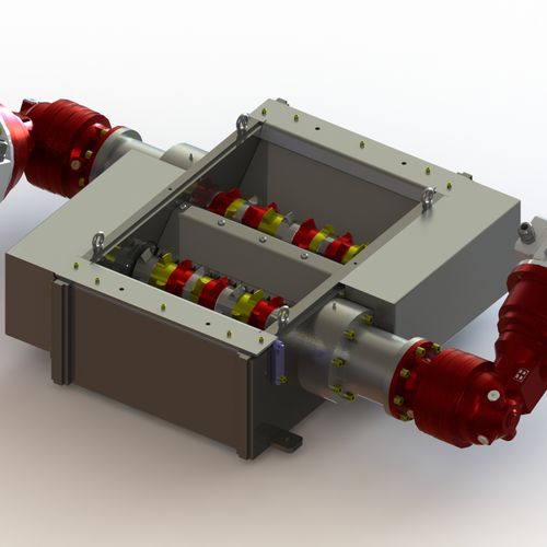 Destrozador de 2 ejes - SFH-400 EPE - SFH - de virutas / de metal