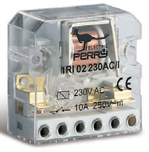 Relé electromecánico AC - PERRY ELECTRIC - para montaje en panel / de potencia / secuencial